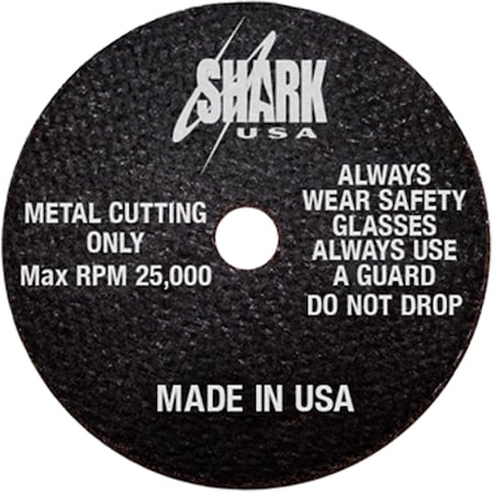 3 X 1/16 X 3/8 Cut-off Wheels 54 Grit - 25 Pk